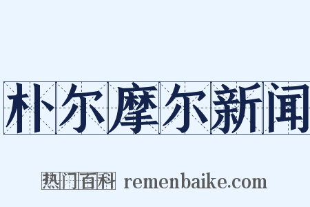 朴尔摩尔新闻是什么意思的图片